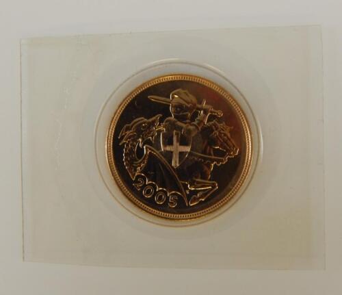 An Elizabeth II gold full sovereign