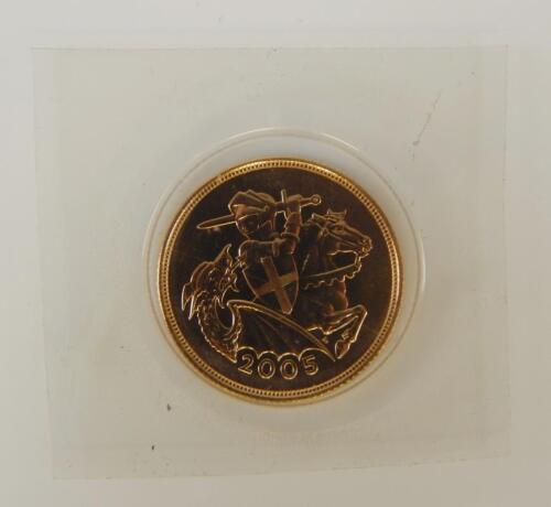 An Elizabeth II gold full sovereign