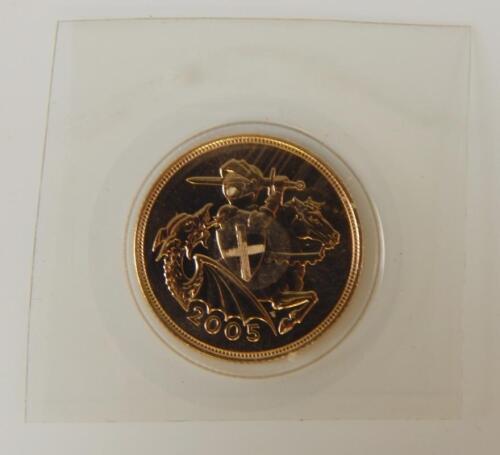 An Elizabeth II gold full sovereign