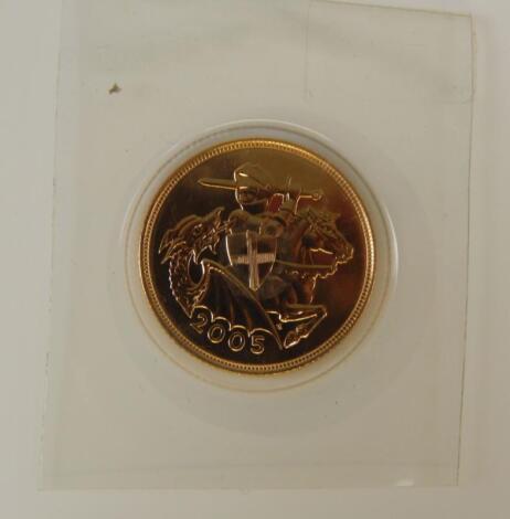 An Elizabeth II gold full sovereign