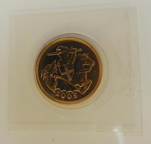 An Elizabeth II gold full sovereign