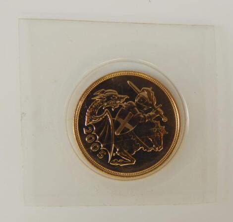 An Elizabeth II gold full sovereign