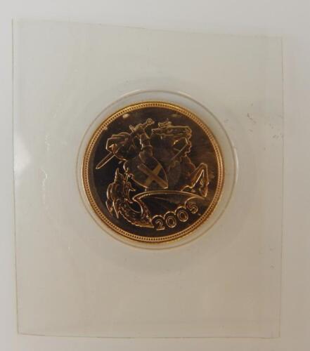 An Elizabeth II gold full sovereign