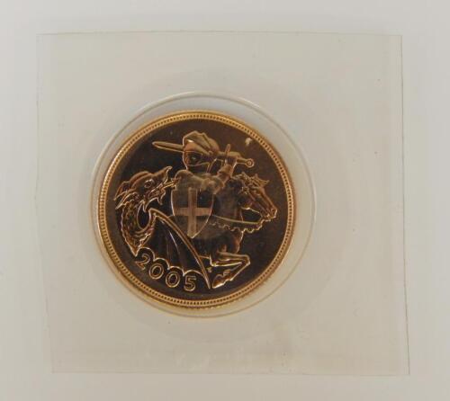 An Elizabeth II gold full sovereign