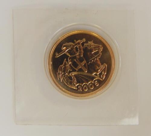 An Elizabeth II gold full sovereign