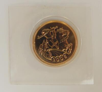 An Elizabeth II gold full sovereign