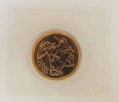 An Elizabeth II gold full sovereign