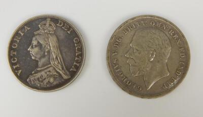 A silver crown from 1935 - 2