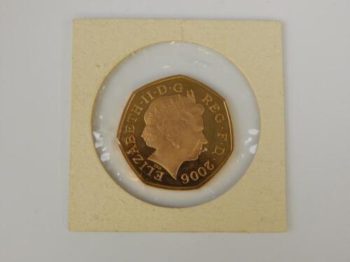 A Victoria Cross gold 50 pence coin