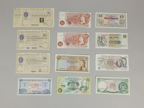 A collection of bank notes