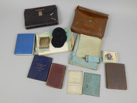 Various early 20thC Masonic items