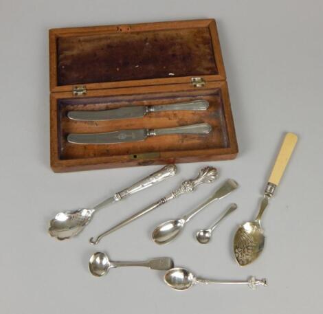 Various silver and silver plated items