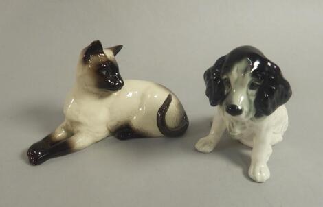 Two ceramic animals