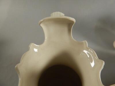 Various items of modern Leeds creamware - 2