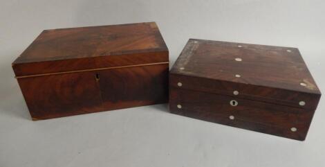 Two 19thC boxes