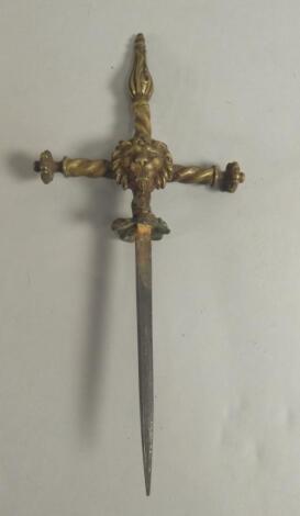 A 19thC continental dagger