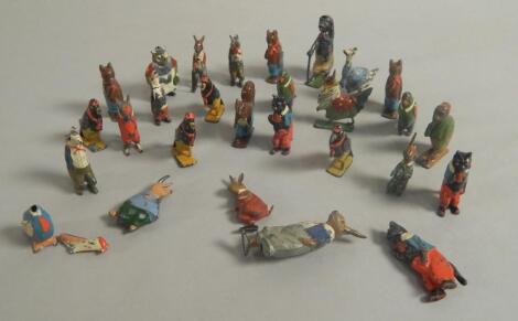 Various Britain's die-cast Beatrix Potter figures