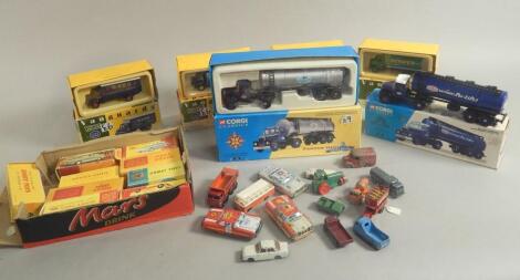 Various Vanguard die-cast vehicles