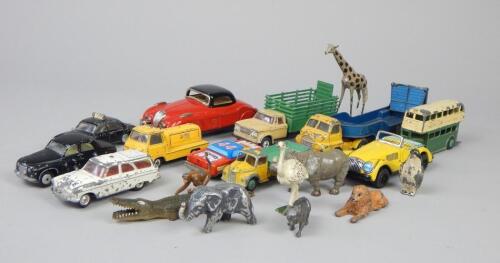 Various die-cast vehicles