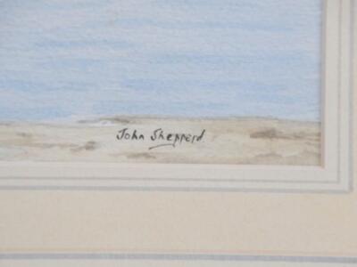 John Shepperd. Study of a heron wading in a lagoon - 2