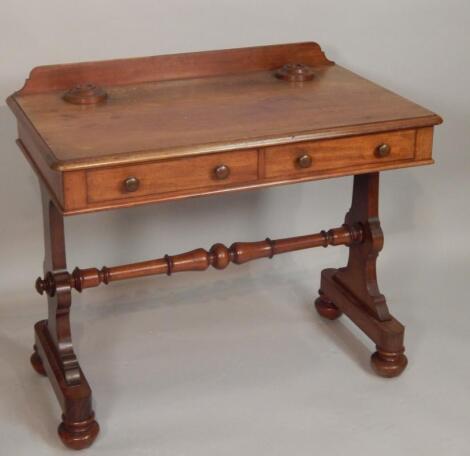 A Victorian mahogany dressing table