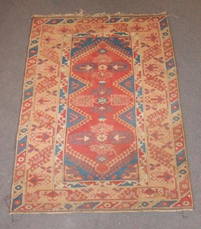 A Persian Hamadan type rug