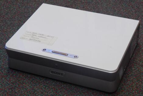 A Sony VPLCX5 projector