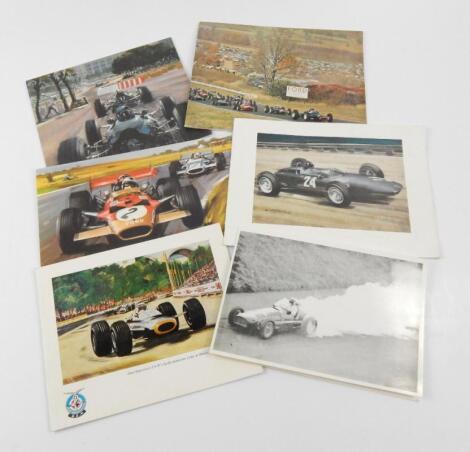 BRM. Five Christmas cards from the Owen Organisation