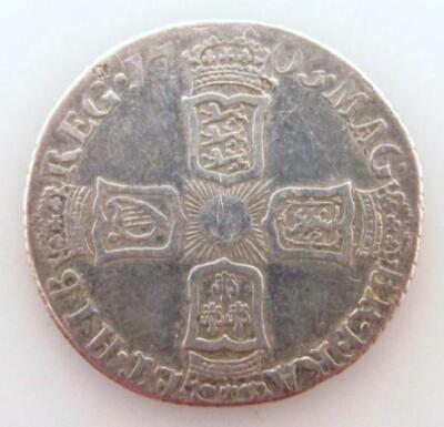 A Queen Anne Vigo sixpence - 2