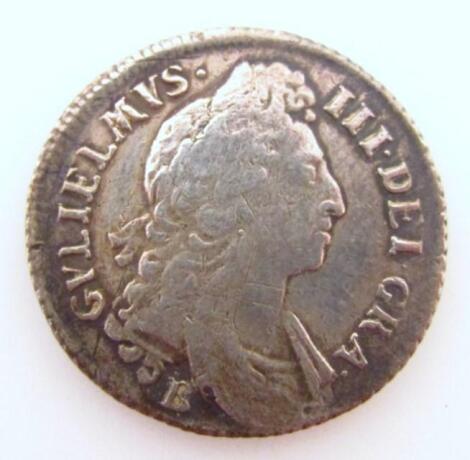 A William III shilling