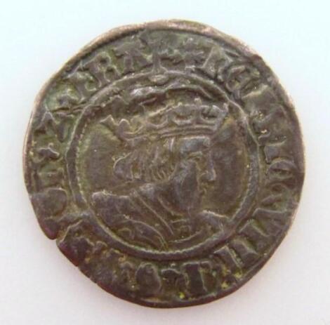 A Henry VIII half groat.