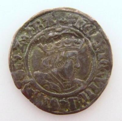 A Henry VIII half groat.