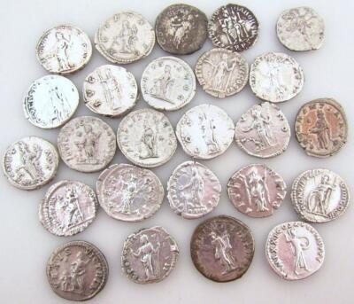 A group of Roman style Denarius coins. - 2