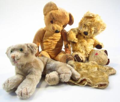 Various early 20thC Teddy bears