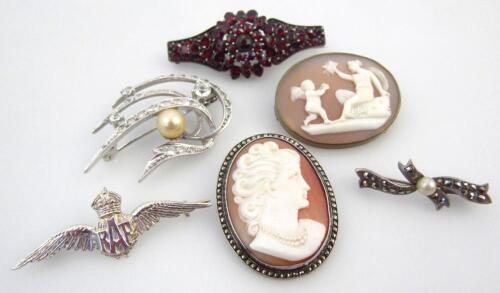 Various brooches