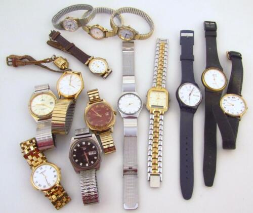 Various ladies and gentleman's wristwatches