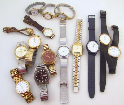 Various ladies and gentleman's wristwatches