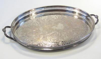 An Old English silver plated part tea service - 2