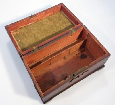 A George III mahogany tea caddy - 2