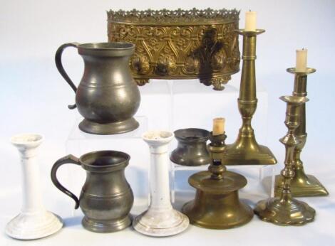 Various candlesticks