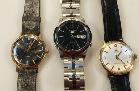 Various gentleman's wristwatches