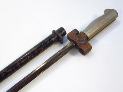 An early 20thC metal framed bayonet - 2