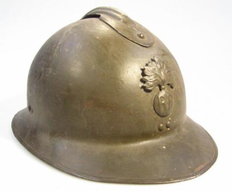 A 20thC RF fireman's helmet