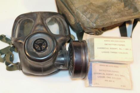 A 20thC gas mask respirator