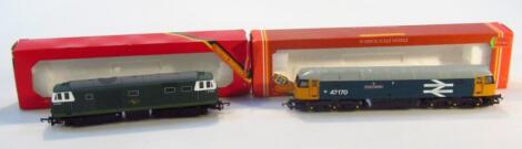 A Hornby boxed OO-gauge British Railways D7063 locomotive