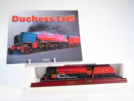 An Atlas Editions Duchess LMS Duchess of Sutherland train and tender