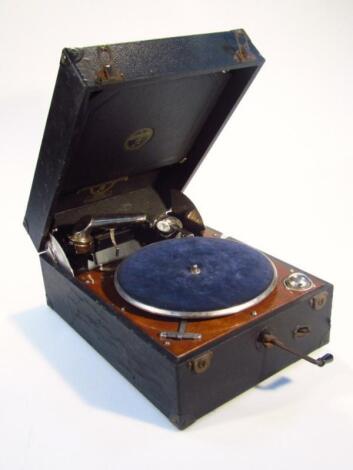 A mid-20thC Colombia table top gramophone