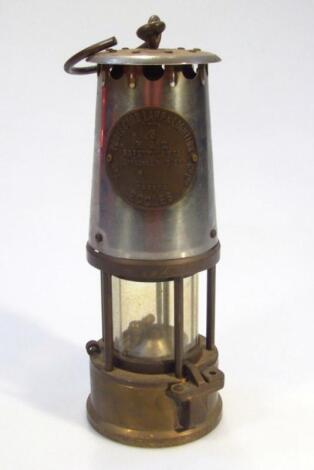 A 20thC Eccles M & Q type 6 miner's lamp