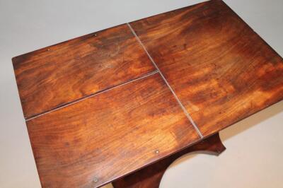 A principally early 19thC mahogany reading table - 3