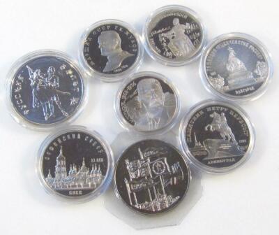 Various Russian coins Of the World series proof silver coins - 2